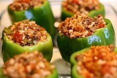 Filfil Mahshi - Stuffed Peppers