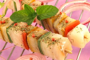 Tikat Hamour – Grilled Fish Kabab
