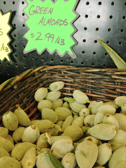 Mediterranean Cooking from the Garden with Linda Dalal Sawaya—Green almonds, a sure sign of Spring!