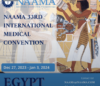 NAAMA 33rd International Medical Convention, Egypt