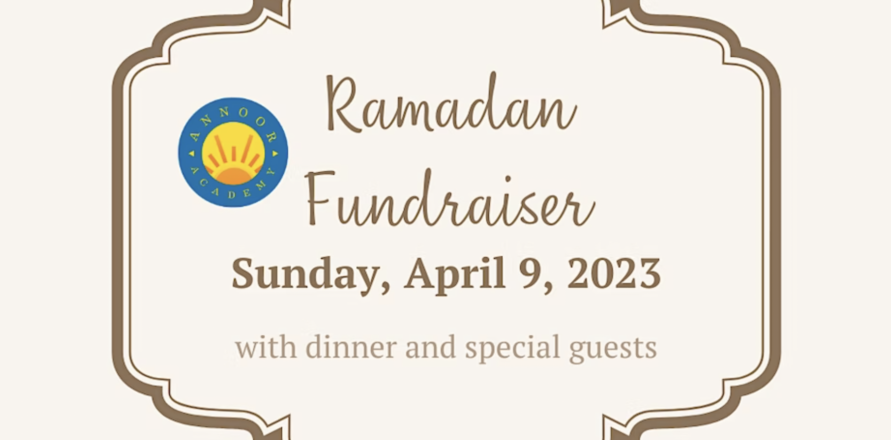 Annual Ramadan Fundraiser & Iftar