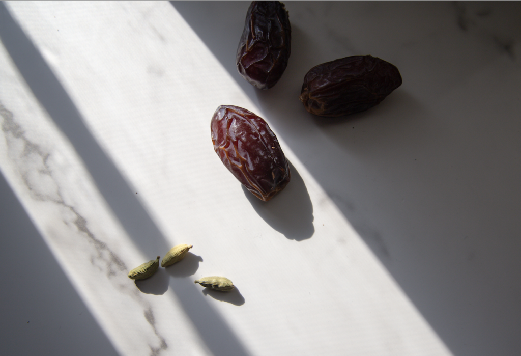 Cardamon and dates. Ramadan. Recipe. Photo Credit Menal Elmaliki