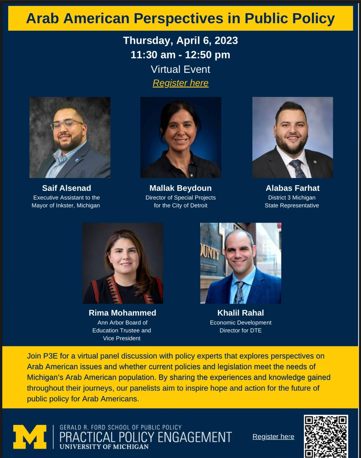 Arab American Perspectives in Public Policy