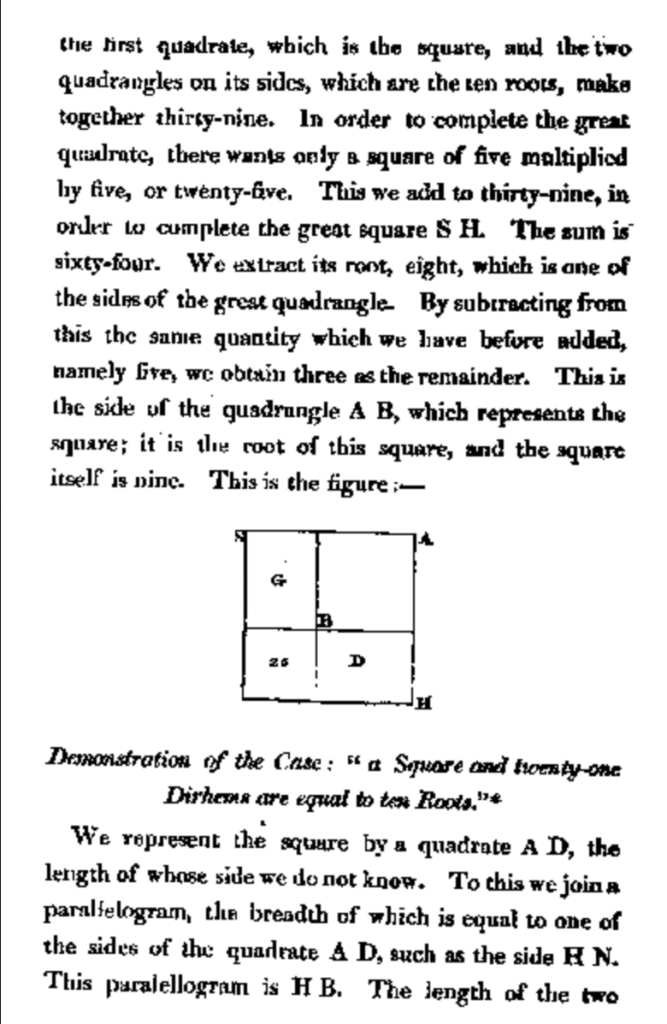 "Al-Jabr" The Origins of Algebra