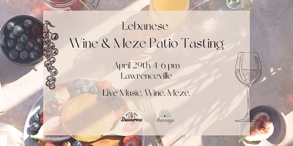 Lebanese Wine and Meze Patio Tasting