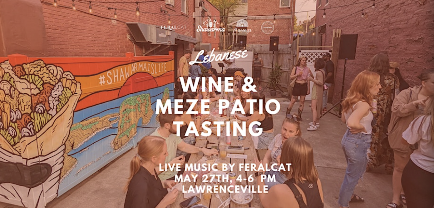 Lebanese Wine and Meze Patio Tasting