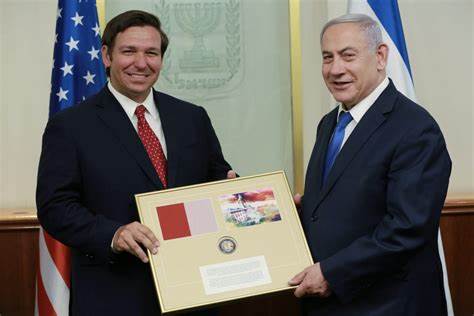 Florida Governor DeSantis Carries his Repressive Vision for America to Israel, Intruding on Israeli Politics at a Sensitive Moment