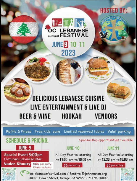 Orange County Lebanese Cultural Festival