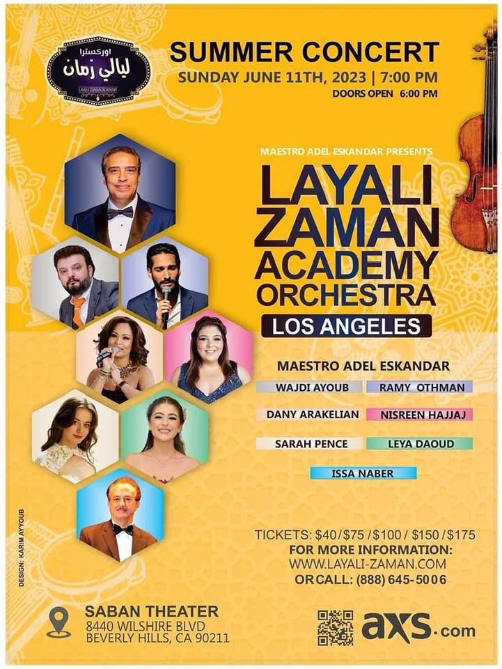 Layali Zaman Academy Orchestra Los Angeles