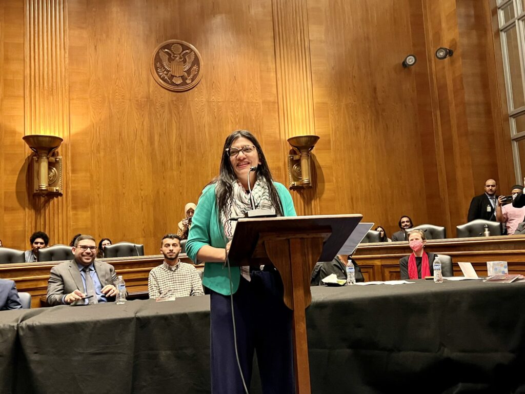Rep. Tlaib Event Honoring Palestinian Nakba Underscores Usual Political Rhetoric: “If you’re Pro-Palestinian, you’re Antisemitic and Anti-Israel”