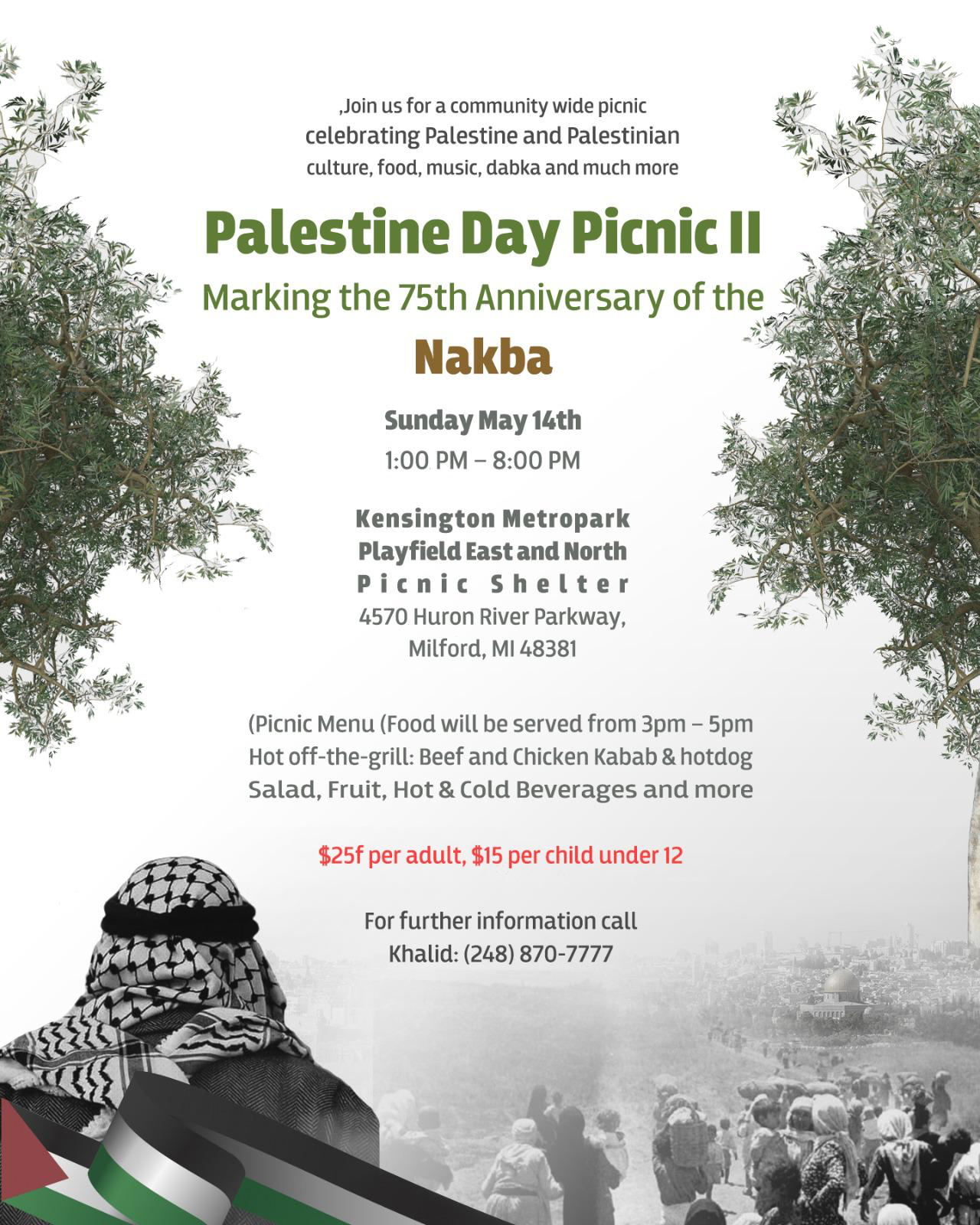 Palestine Day Picnic II: Marking the 75th Anniversary of the Nakba