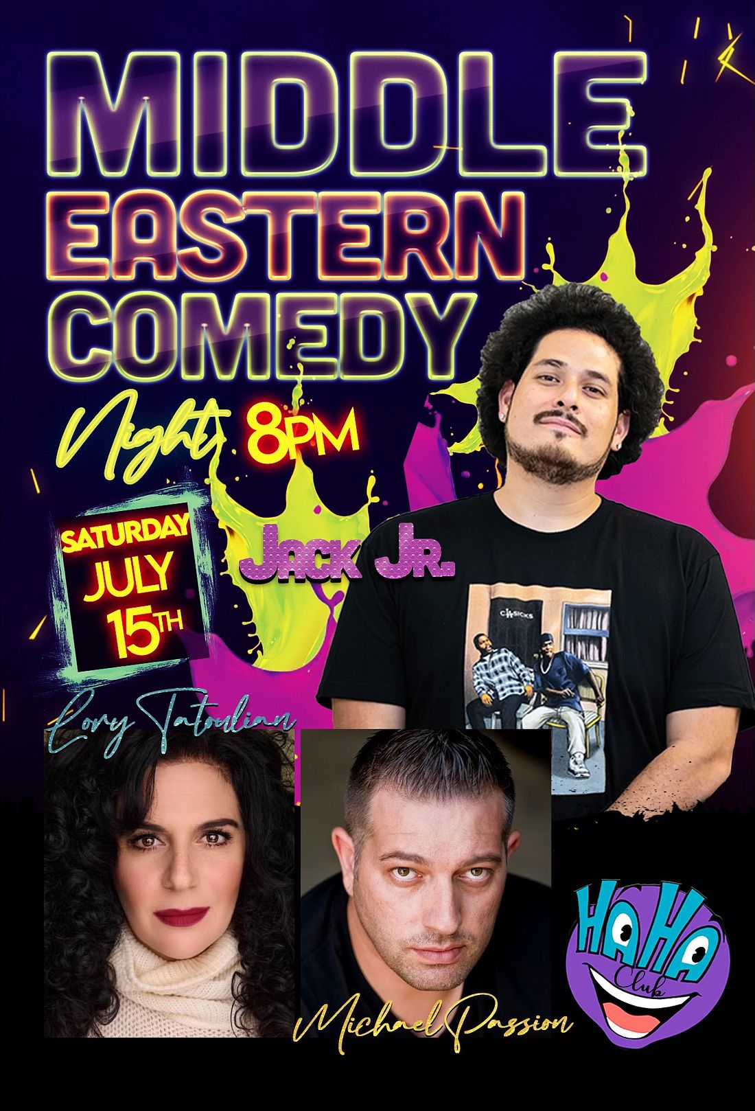 JACK JR Presents: MIDDLE EASTERN COMEDY NIGHT