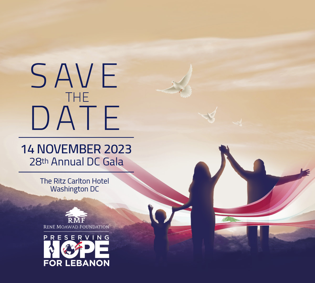SAVE THE DATE: RMFUSA's DC 2023 Gala