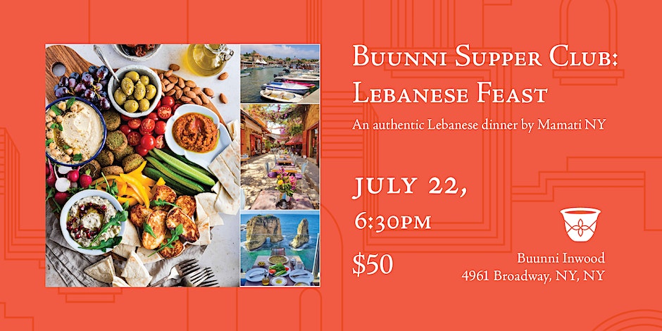 Buunni Supper Club: Lebanese Feast