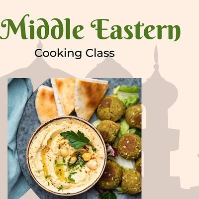In Person Vegan Mediterranean/ Lebanese Cooking Class