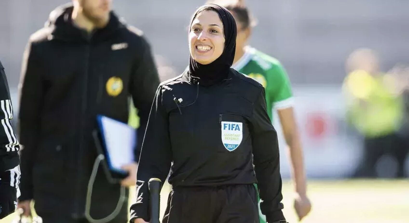 Heba Saadieh: First Palestinian and Hijabi Referee at the World Cup

