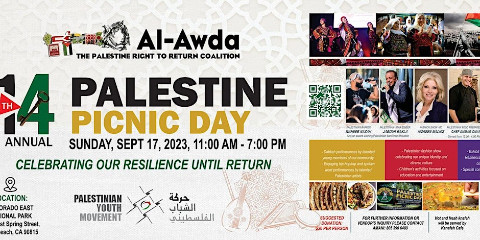 Al-Awda's 14th Annual Palestine Picnic Day