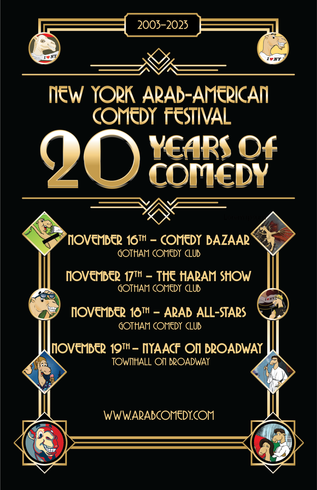 NYAACF Presents: The Arab All Stars!