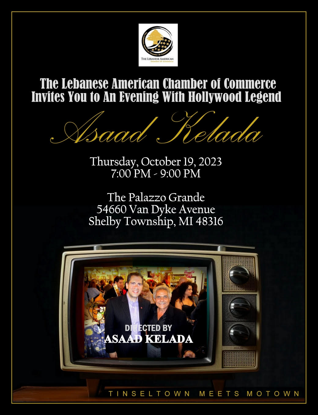 An Evening With Hollywood Legend Asaad Kelada