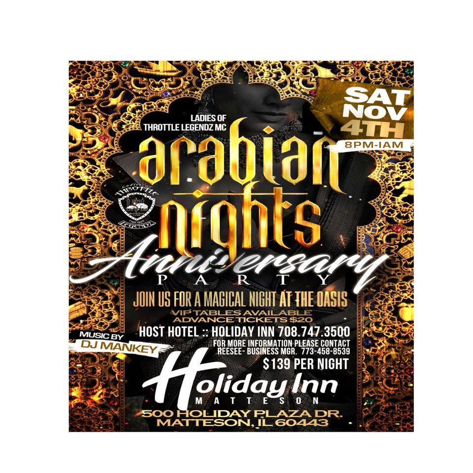 Arabian Nights Anniversary Party