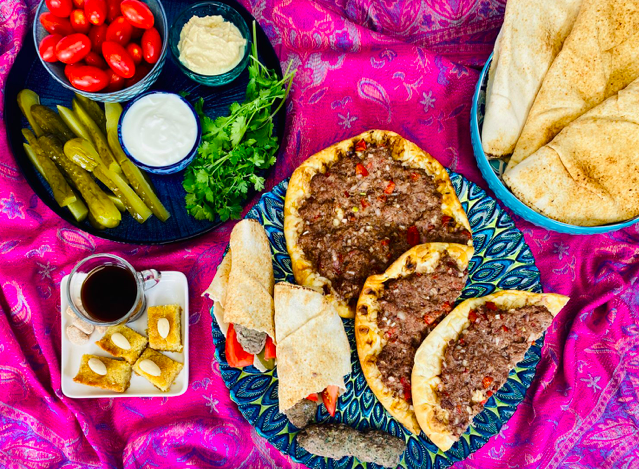 Lebanese Lahmeh bi Ajeen & Kafta