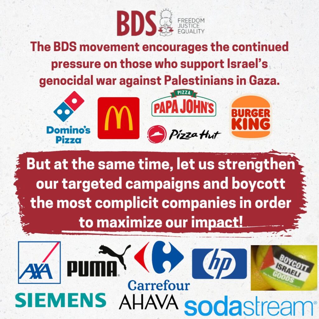 The Boycott, Divestment, and Sanctions (BDS) Movement: Assessing Its Effectiveness in Supporting Palestine