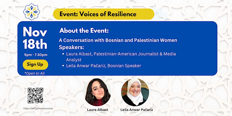 Voices of Resilience: A Conversation with Bosnian and Palestinian Women