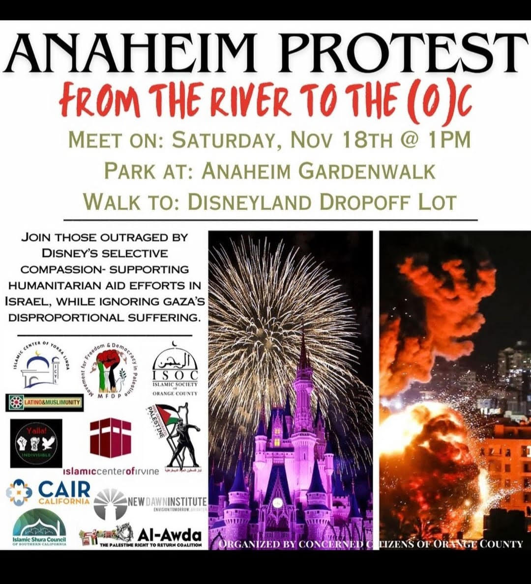 Anaheim Protest