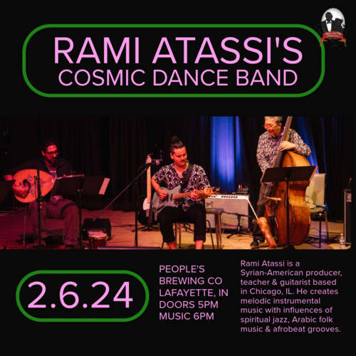 Concert | Rami Atassi's Cosmic Dance Band at People's Brewing (Jazz / World / Psychedelic)