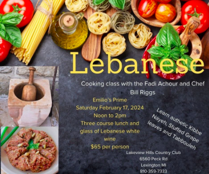 Lebanese Cooking Class