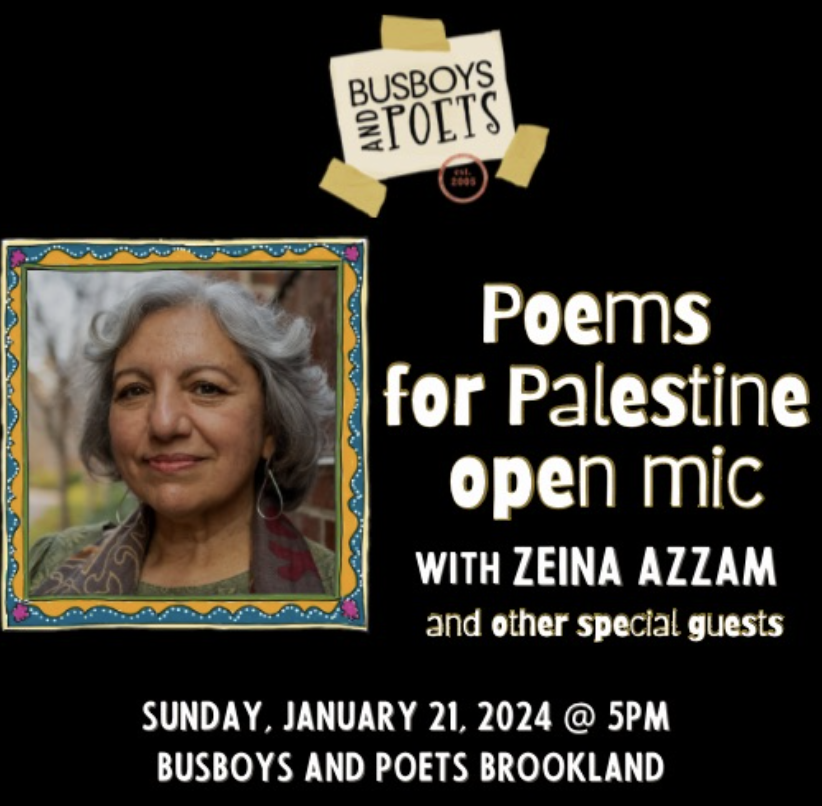 Palestine Week 2024 | Poems for Palestine Open Mic