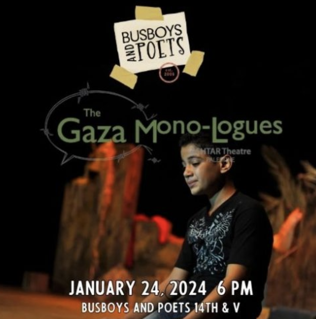 Palestine Week 2024 | Gaza Monologues: Voices of Young Palestinians