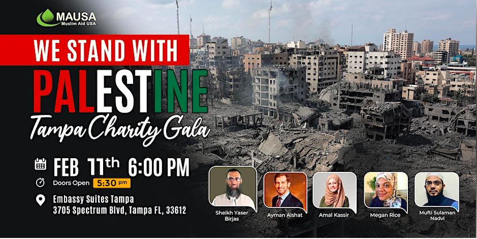 We Stand With Palestine - Tampa Charity Gala