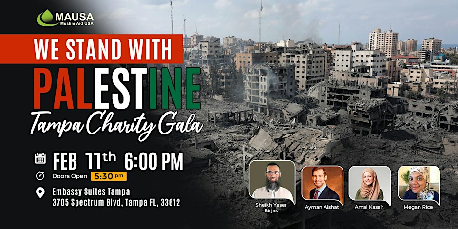 We Stand With Palestine - Tampa Charity Gala