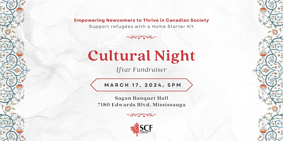 Cultural Night Iftar Fundraiser - Supporting Newcomers