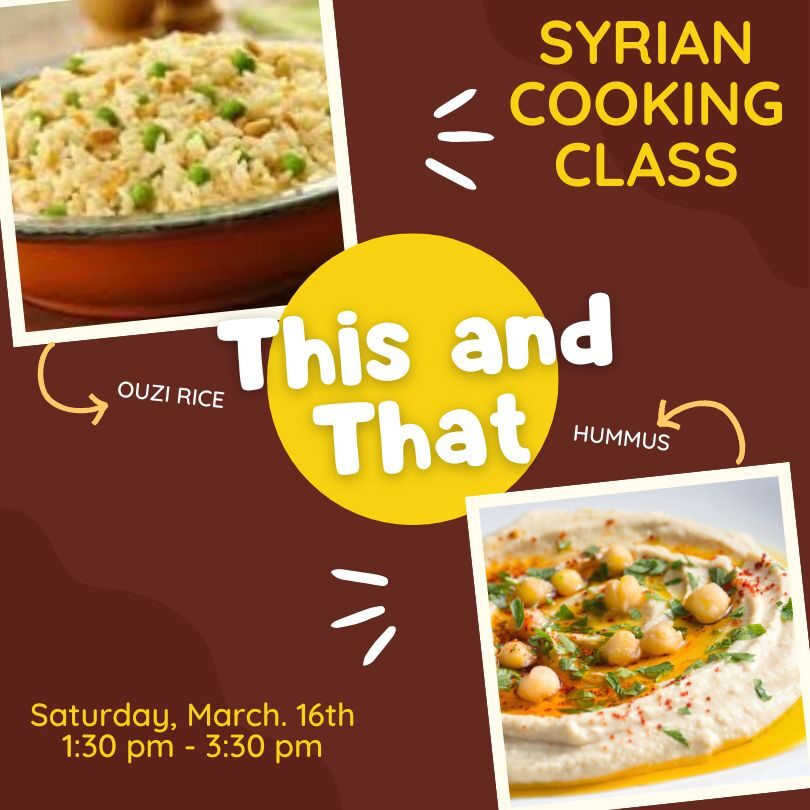Syrian Cooking Class