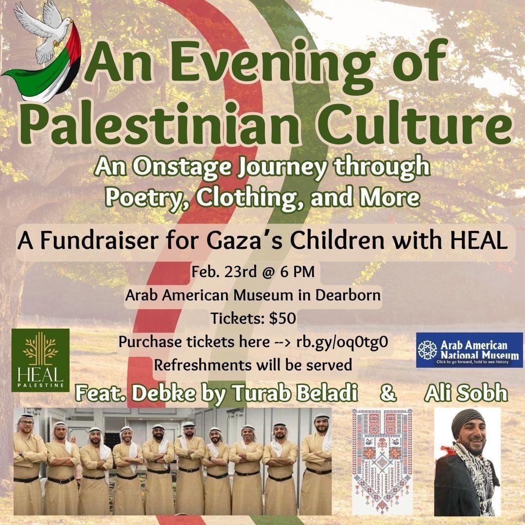 Paleestinian An Evening of Palestinian Culture - Event - Arab America