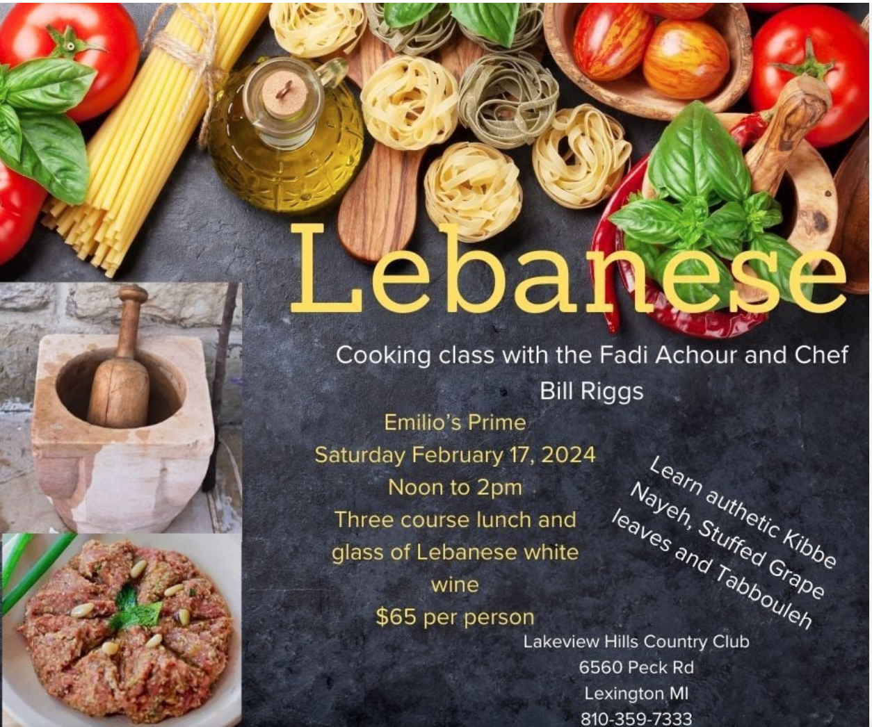 Lebanese Cooking Class