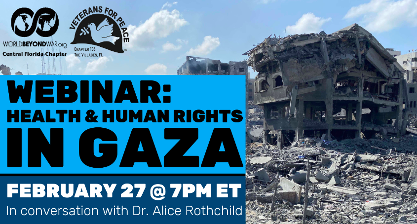 Webinar: Update on Gaza: Health and Human Rights Consequences of the War