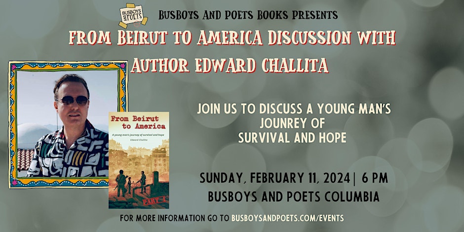 FROM BEIRUT TO AMERICA | A Busboys and Poets Books Presentation