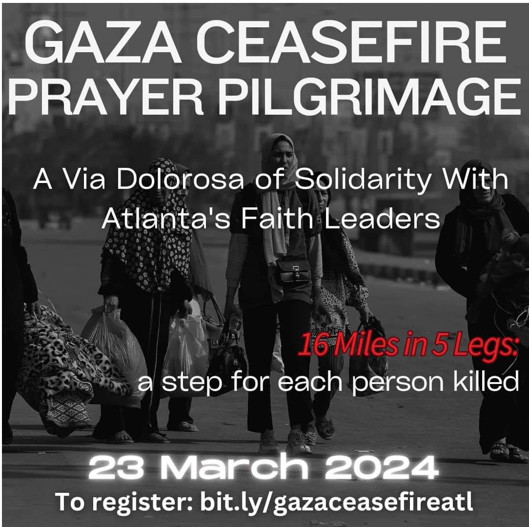 Gaza Ceasefire Prayer Piligrimage