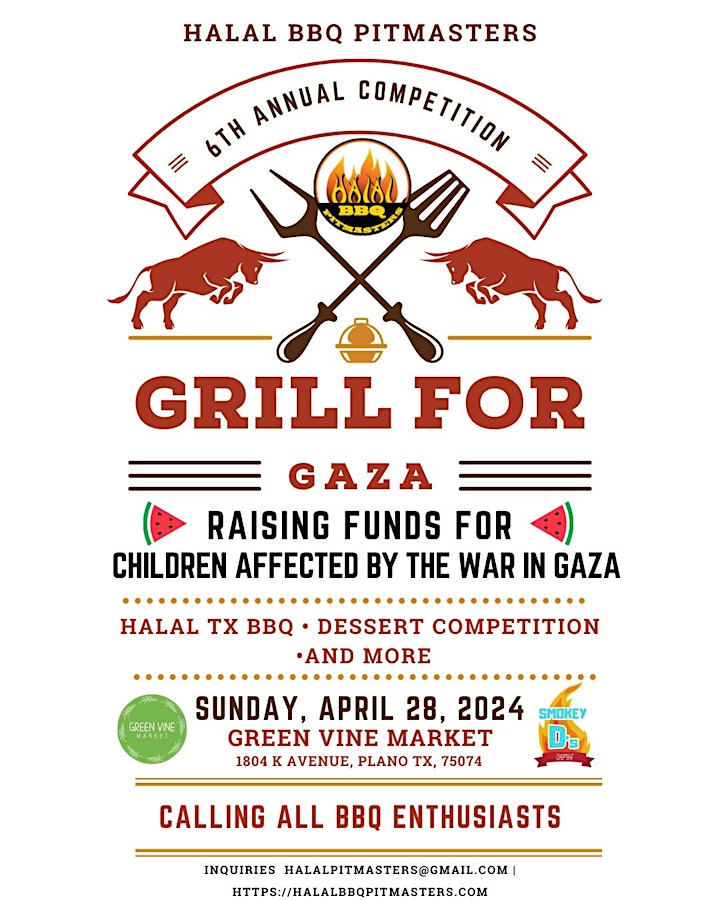 2024 Halal BBQ Pitmasters "Grill for Gaza"