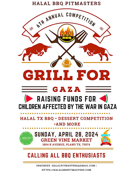 2024 Halal BBQ Pitmasters "Grill for Gaza"