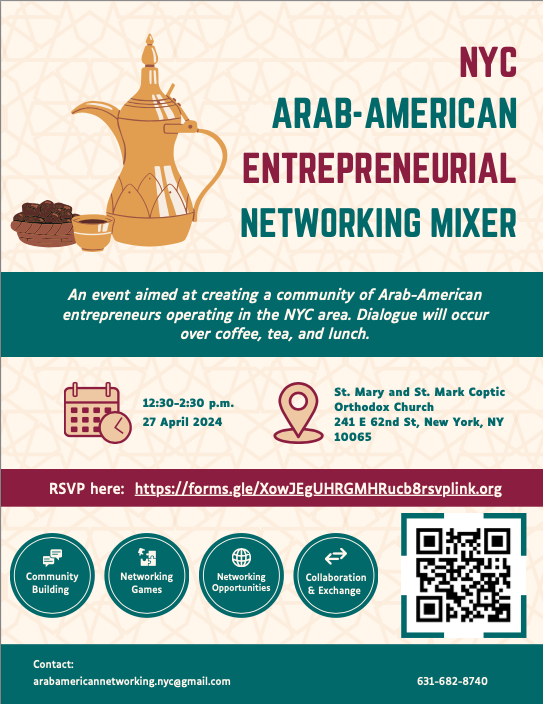 NYC Arab American Entreprenurial Networking Mixer