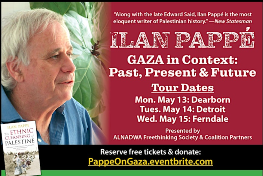 ILAN PAPPE on GAZA in Context: Past, Present & Future —Free Attendance!