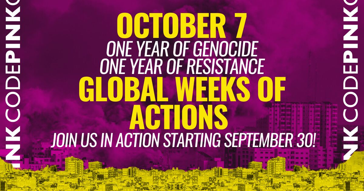 One Year of Genocide, One Year of Resistance