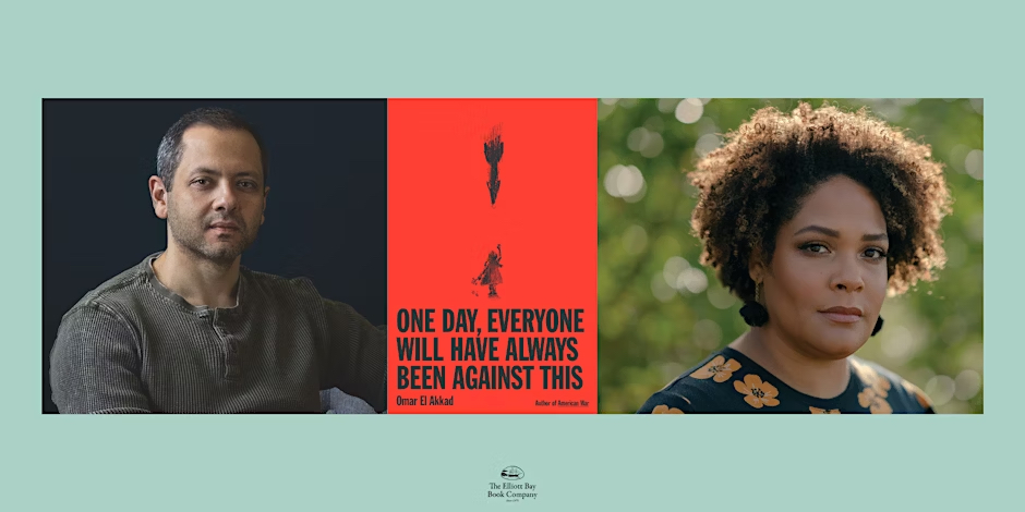 Omar El Akkad with Ijeoma Oluo at Seattle Public Library
