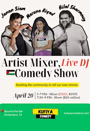 Arab Artist Mixer and Comedy Show