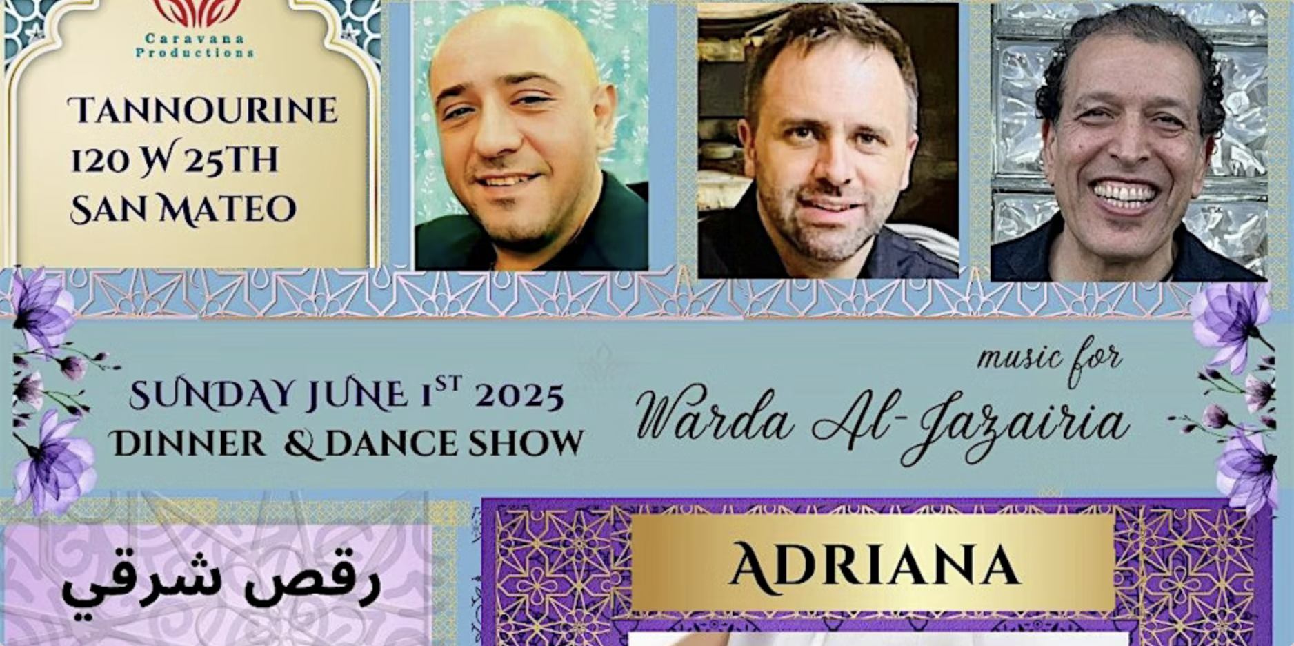 LIVE ARABIC MUSIC & Belly Dance show