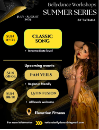 Bellydance Workshops - Summer Series - Classic Song